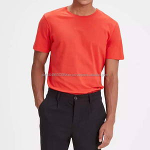 Camisetas de Hombre 100% Algodón, Transpirables, de Secado Rápido, para Verano, Color Sólido, Bordado Personalizado, Estampado, Cuello Redondo, Casual - Product Image 5