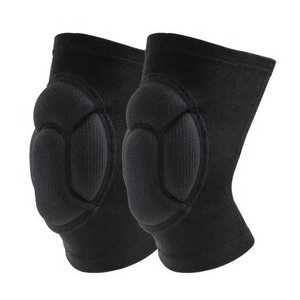 Genouillères élastiques rembourrées en éponge de polyester anti-collision, protection pour moto, sports et travail - Product Image 6