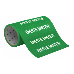 Marqueur de tuyau flexible Brady pour l'agencement des canalisations d'eaux usées - Product Image 3