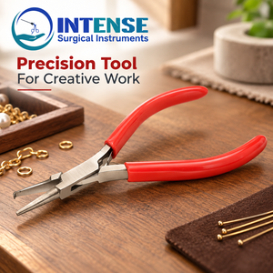 Professional <b>Split</b> <b>Ring</b> Pliers Stainless Steel Jewelry Making Tool Precision <b>Ring</b> Opening Pliers with Comfortable Grip - Product Image 6