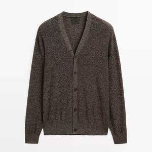 Cárdigan de Algodón 100% con Logotipo Frontal, Ligero, a la Moda, para Invierno, Gran Venta - Product Image 1