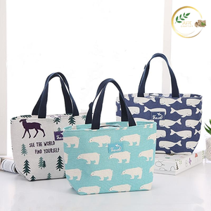 Bolsa de Almuerzo de Yute con Fibra Natural, Tamaño Personalizado Disponible, Capacidad de 6-10L, Diseño con Asas - Product Image 2