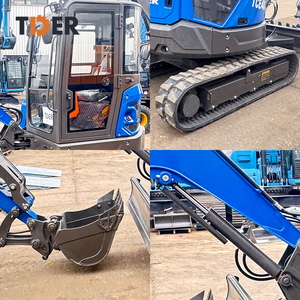 Escavadeira Mini Hidráulica TCE40 de 4 Toneladas da Marca Chinesa TDER com Controles Piloto e Motor Kubota - Product Image 6