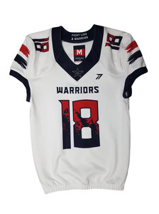 Reversible <b>Mesh</b> American Football Jersey Adult Youth Dual Side Custom Logo Number Name Breathable Polyester OEM ODM Low MOQ - Product Image 5
