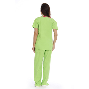Nueva Llegada: Conjuntos de Uniformes Médicos Ecológicos Tejidos para Hospital, Uniformes de Enfermería para Hombres y Mujeres, Traje Deportivo de Algodón y Poliéster - Product Image 6