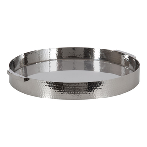 Elegante Bandeja Redonda de Metal Hecha a Mano para Servir Comida, Personalizable para la Cena del Ramadán, Decoración del Hogar a un Precio Accesible - Product Image 2