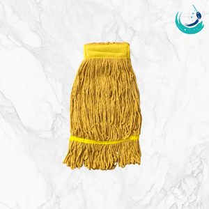 KSR High Quality Cotton Full Colour Yarn Kentucky <b>Mop</b> Heads with 2" Colour Top Band for Floor <b>Cleaning</b> System Looped End - Product Image 4