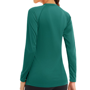 Ultimate Comfort Rash Guard Made of Quality Polyester Spandex <b>Material</b> Breathable Custom Color Rash Guard For Women's - Product Image 2