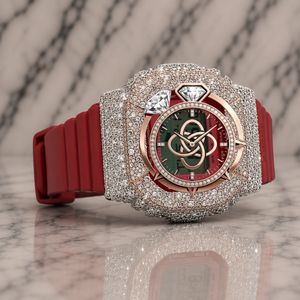 Reloj de Lujo con Diamantes Moissanite VVS para Hombre, Reloj de Pulsera de Acero Inoxidable Completamente Cubierto de Diamantes - Product Image 1