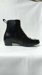 Botas de Motociclista para Mujer, Botas de Carreras de Cuero Original hasta el Tobillo, Zapatos de Carreras para Chicas - Product Image 3