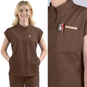 Uniforme de Enfermera de Marca Privada en Stock, Diseño Único, Tallas Grandes, Uniforme de Enfermera en Oferta - Product Image 4