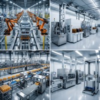 Carte mère de contrôleur logique programmable (PLC) industriel en argent immergé, 8 à 10 couches, matériau de base FR4 haute température, pour usage industriel