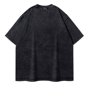 T-shirt pour homme personnalisé avec logo professionnel, en tissu canvas, respirant et écologique, à manches courtes, coupe ample - Product Image 2