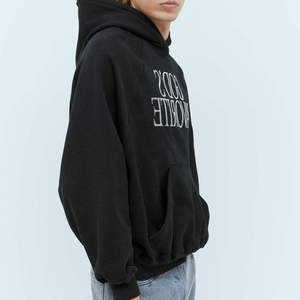 Sweat-shirts à capuche pour hommes en coton épais, couleur personnalisée, avec strass, manches longues, séchage rapide - Product Image 4