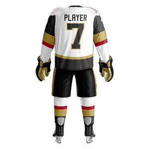 Customizable Team Name Ice Hockey Jersey-100% Polyester Breathable Sport Hockey Protective <b>Gear</b> with Custom Colors & Logo - Product Image 4