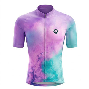 Ensemble de cyclisme sur route pour hommes : maillot de performance personnalisé et short à bretelles, ensemble de vêtements de sport athlétiques anti-humidité - Product Image 4