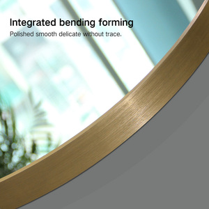 Modern Gold Round Wall <b>Mirror</b> Metal Frame Decorative Bathroom <b>Mirror</b> for Hotel Home Living Room Decor Bulk Supply - Product Image 4