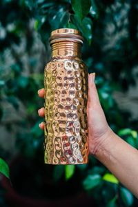 Handmade Modern Luxury Copper <b>Water</b> <b>Bottle</b> with <b>Large</b> Capacity for Outdoor Use - Product Image 5