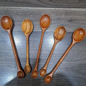 Vietnam Wooden Kitchen Spoon Handmade Cooking Mixing Serving Utensil Rustic Natural Tableware Crafted In Vietnam - Product Image 1