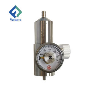 Regulador de <span class=keywords><strong>gas</strong></span> de calibración de flujo fijo Regulador C10 de acero inoxidable o latón para cilindro de <span class=keywords><strong>gas</strong></span> de aluminio de 1.34L 1L 0.74L - Product Image 3