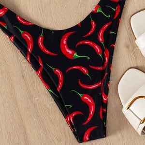 Trendy Sublimation Print Swimsuit Sophisticated Texture High Quality Two Piece Bathing Suit Women Beach Wear <b>Bikini</b> - Product Image 2