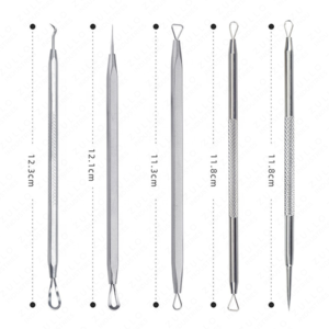 ชุดอุปกรณ์กำจัดสิวเสี้ยนและสิวอักเสบสแตนเลสสตีลระดับมืออาชีพ 8 ชิ้น พร้อมบริการติดแบรนด์ตามสั่ง - Product Image 2