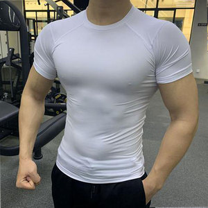 Chemise de compression hautement extensible pour hommes, chemise de compression extensible dans quatre directions pour hommes, chemise de compression douce au toucher pour hommes - Product Image 4