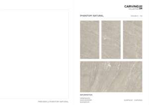 Baldosa de Porcelana Tallada Texturizada de Alta Calidad, Formato Grande 600x1200, para Paredes y Pisos, Uso Interior y Exterior Moderno - Product Image 2