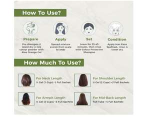 INDUS VALLEY Tinte Capilar en Gel Natural Sin Daños para Mujeres, Sin Amoníaco ni PPD, Tinte Orgánico para el Cabello, Color Castaño Oscuro 3.00-220 ml - Product Image 4