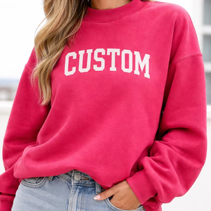 Sweat-shirt à col montant personnalisé pour femme, en polaire, avec logo imprimé sur le devant, séchage rapide, écologique, haute qualité, service OEM - Product Image 1