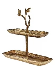 Dining Ready Metal Chocolate Tray Stainless Steel Dessert Serving Tray Candy <b>Display</b> Plate <b>Table</b> Use - Product Image 6