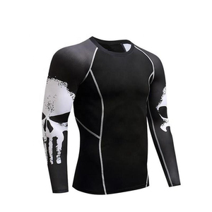 Camiseta de Protección Solar para Hombre, Manga Larga, Protección UV, Secado Rápido, Tendencia en EE. UU. y Europa, Camiseta de Protección Solar Completa para Hombre - Product Image 2