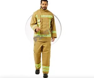 IMPA 4层安全消防员套装，配有EN443安全消防员头盔/全脸消防员面罩/新卡米翁·德·邦贝罗