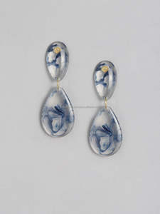 Aretes de Aro de Resina Clásicos Ecológicos de Diseño Americano, Joyería de Moda para Mujer, Novedad, Ideal para Aniversario - Product Image 2