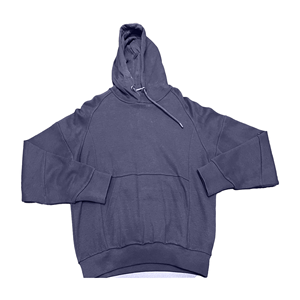 <b>Men</b> Fleece Hoodie Solid Color Casual <b>Pullover</b> Hooded Sweatshirt Regular Sleeve Front Pocket Knitted Loose Fit Autumn Wear - Product Image 2