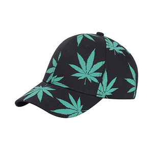 หมวกแก๊ปแบบ Snapback 6 แผง สีดำเขียว สไตล์สตรีท ปรับขนาดได้ด้วยแถบตีนตุ๊กแก หมวกลำลอง หมวกเบสบอล - Product Image 1