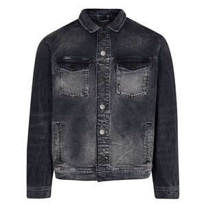 Veste en jean pour homme de haute qualité, style décontracté, coupe confortable, durable, respirante, coupe-vent, pour l'hiver et le quotidien - Product Image 1