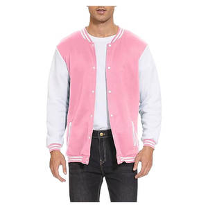 เสื้อแจ็คเก็ตวาร์ซิตี้ขนสัตว์คุณภาพสูงพร้อมแขนเสื้อหนังแท้ |   โรงงานผลิตเสื้อแจ็คเก็ต Letterman แบบสั่งทำขายส่ง - Product Image 5