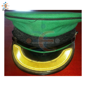 หมวกแก๊ป Field Rank Peak Gold Mylar พร้อมแผ่นบังแดดสีเงินเรียบ สำหรับผู้ใหญ่ ใช้ในชีวิตประจำวัน ประดับตราสัญลักษณ์ลายทาง - Product Image 4
