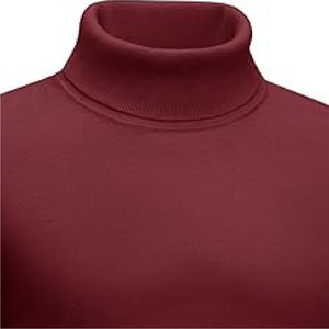 Pull à col roulé en tricot pour homme, coupe classique, 100% coton, couleur unie, manches longues, vêtements décontractés d'automne, logo personnalisé - Product Image 2