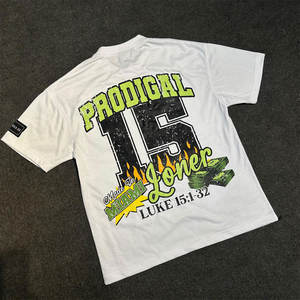 Camiseta de Alta Calidad, Nuevo Estilo, Diseño de Moda, 100% Algodón, Estilo Urbano, Corte Holgado, Personalizada, Tejida, Ecológica, de Secado Rápido - Product Image 6