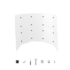 Cage à batterie portable en acrylique de 1,5 m x 0,6 m avec charnières en alliage de zinc - pour concerts d'église et festivals de musique - Product Image 1