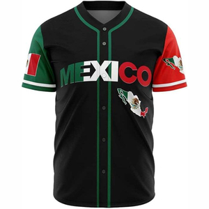 Maillot de baseball respirant sublimé pour homme, design rayé classique, entièrement boutonné, vêtement de sport pour le marché européen 2026 - Product Image 2