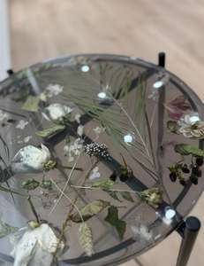 Mesa de Centro de Resina Epoxi con Flores Secas Preservadas - Product Image 5