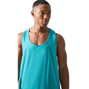 Débardeur de course pour homme, col rond, logo personnalisé, haute qualité, prix d'usine, sans manches, séchage rapide, respirant - Product Image 6