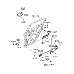 Nouvelles pièces et accessoires automobiles et pour camions Accent Droit 826211E010AR - Product Image 2