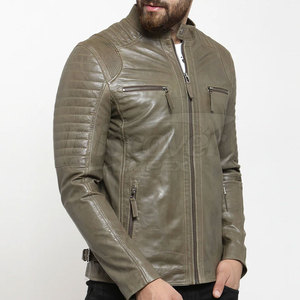 Custom Made <b>Men's</b> High Quality Leather <b>Jacket</b> Winter Top OEM Service Front Logo Breathable Casual PU Leather - Product Image 2
