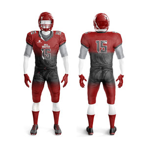 OEM Custom <b>Elite</b> American Football Uniform Set – Black & Grey Sublimated for Adult & Youth Teams - Product Image 4