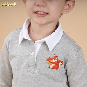 Ropa Infantil al por Mayor: Suéter de Punto de Doble Hilo para Niños, 100% Algodón, Certificado OEKO-TEX, Ignífugo, con Bordado Smocked - Product Image 4