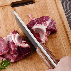 Couteaux de cuisine durables en acier inoxydable, couteaux à hacher à poids équilibré, couteaux de cuisine robustes en acier inoxydable - Product Image 5